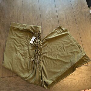 Ruched Maxi Skirt